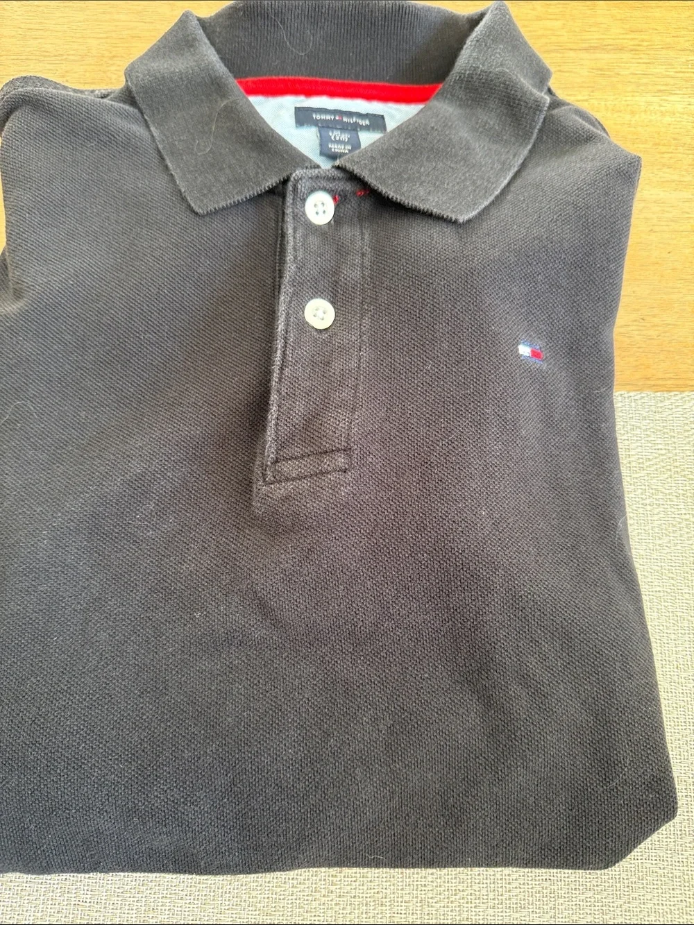 FIVE (5)Tommy Hilfiger Boys 20 Polo ShirtS with Signature Flag
